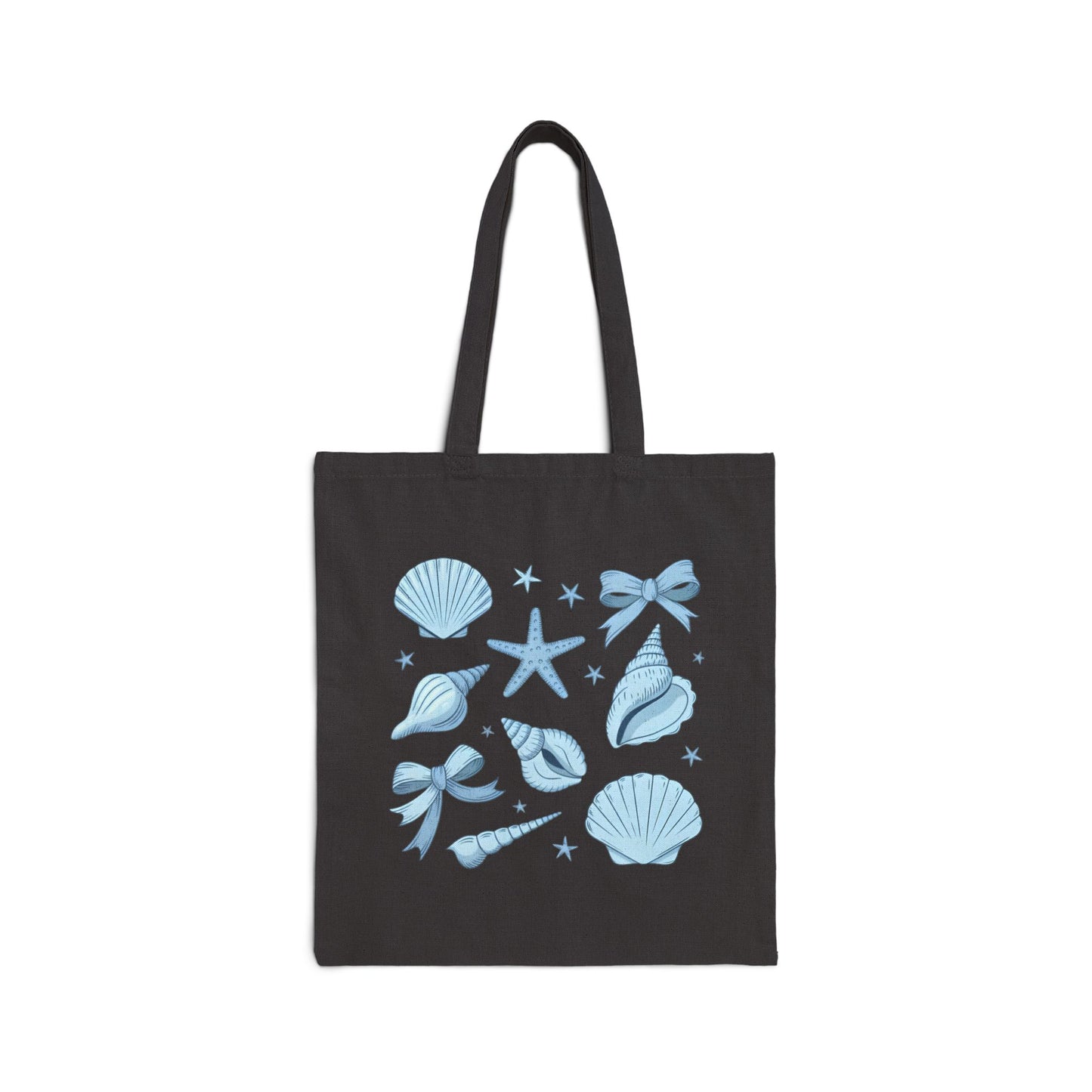 Blue waves Cotton Tote Bag