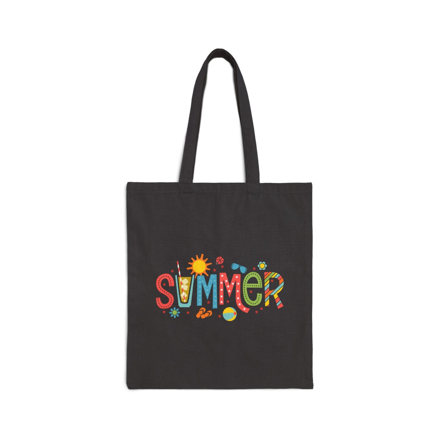 Hello Summer Cotton Tote Bag