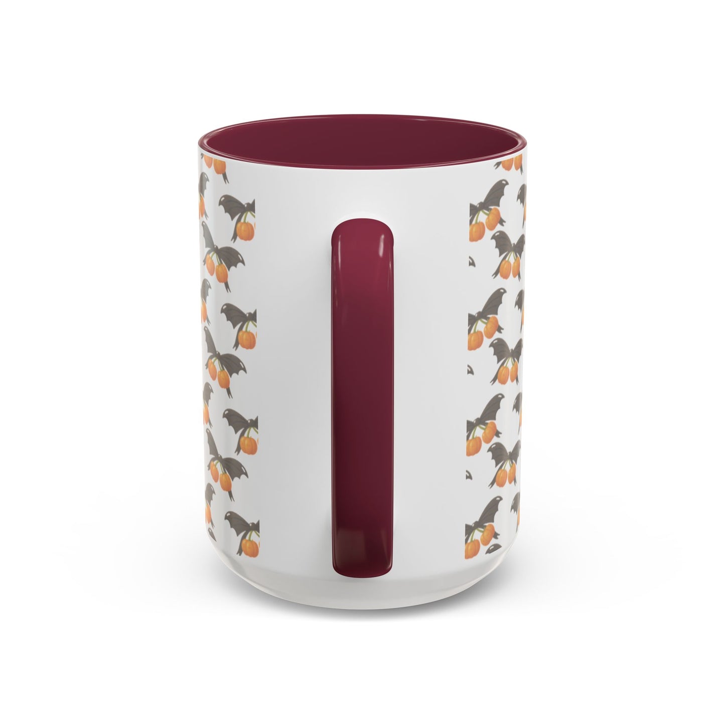Cat and pumpkin mug