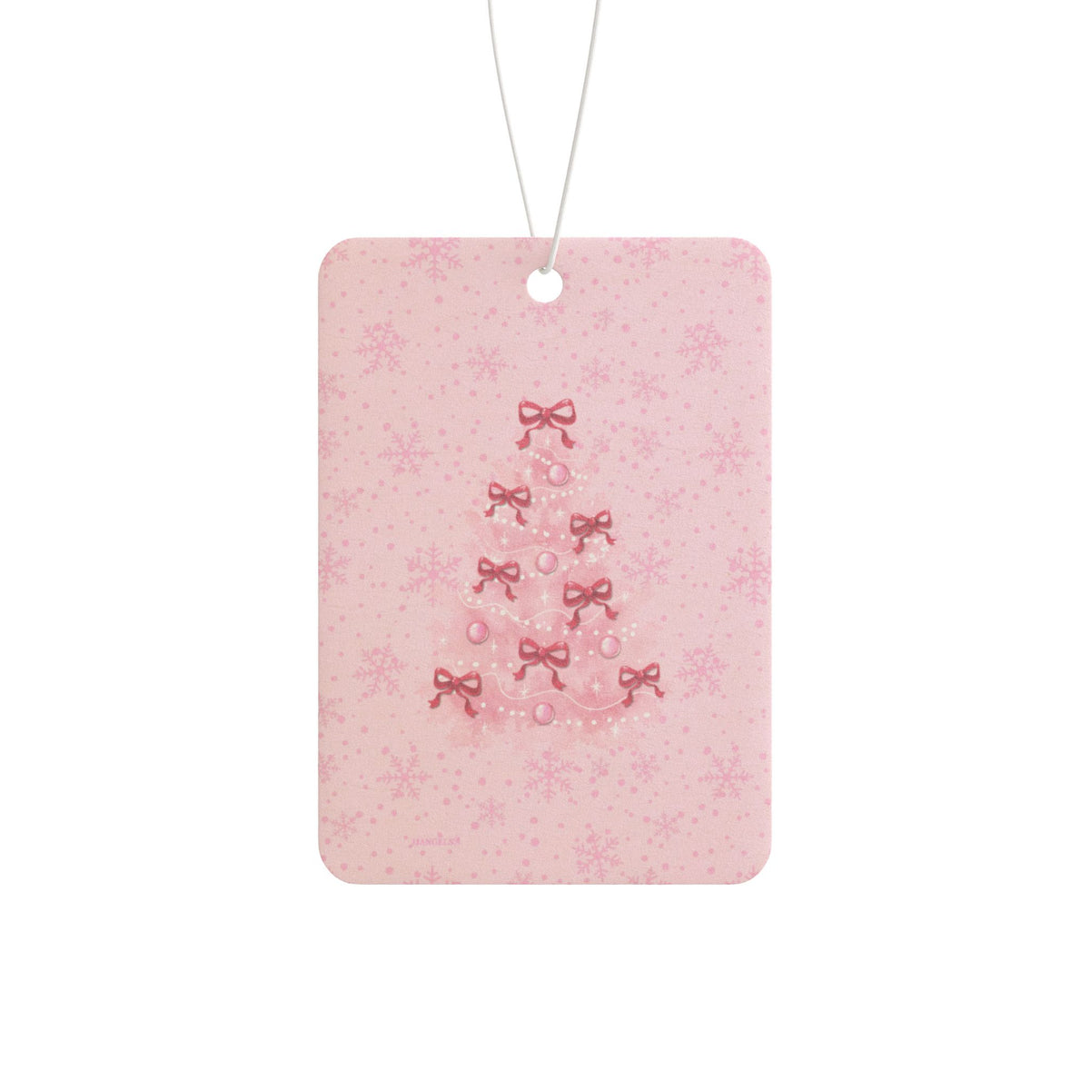 Pink Christmas Car Freshi
