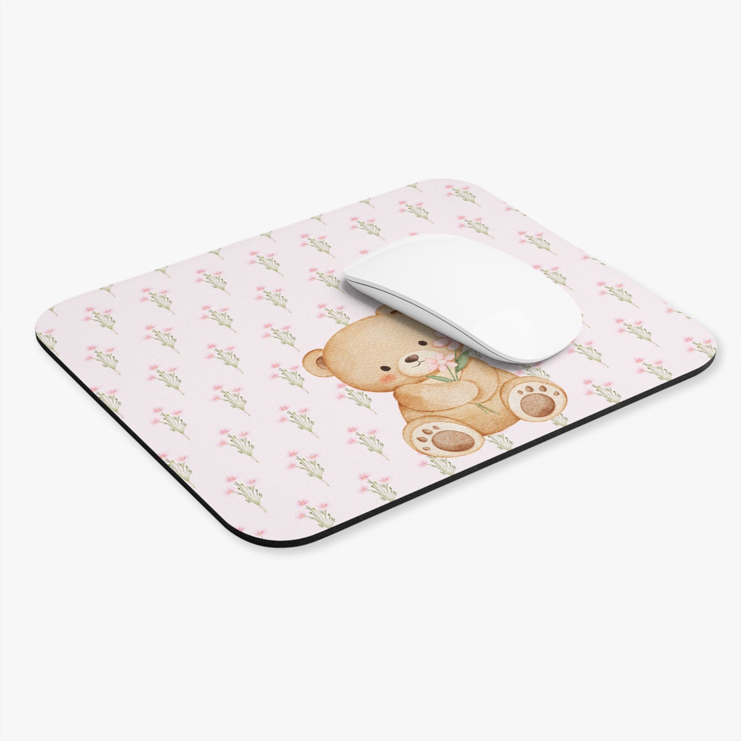 Bears and flowers Mouse Pad