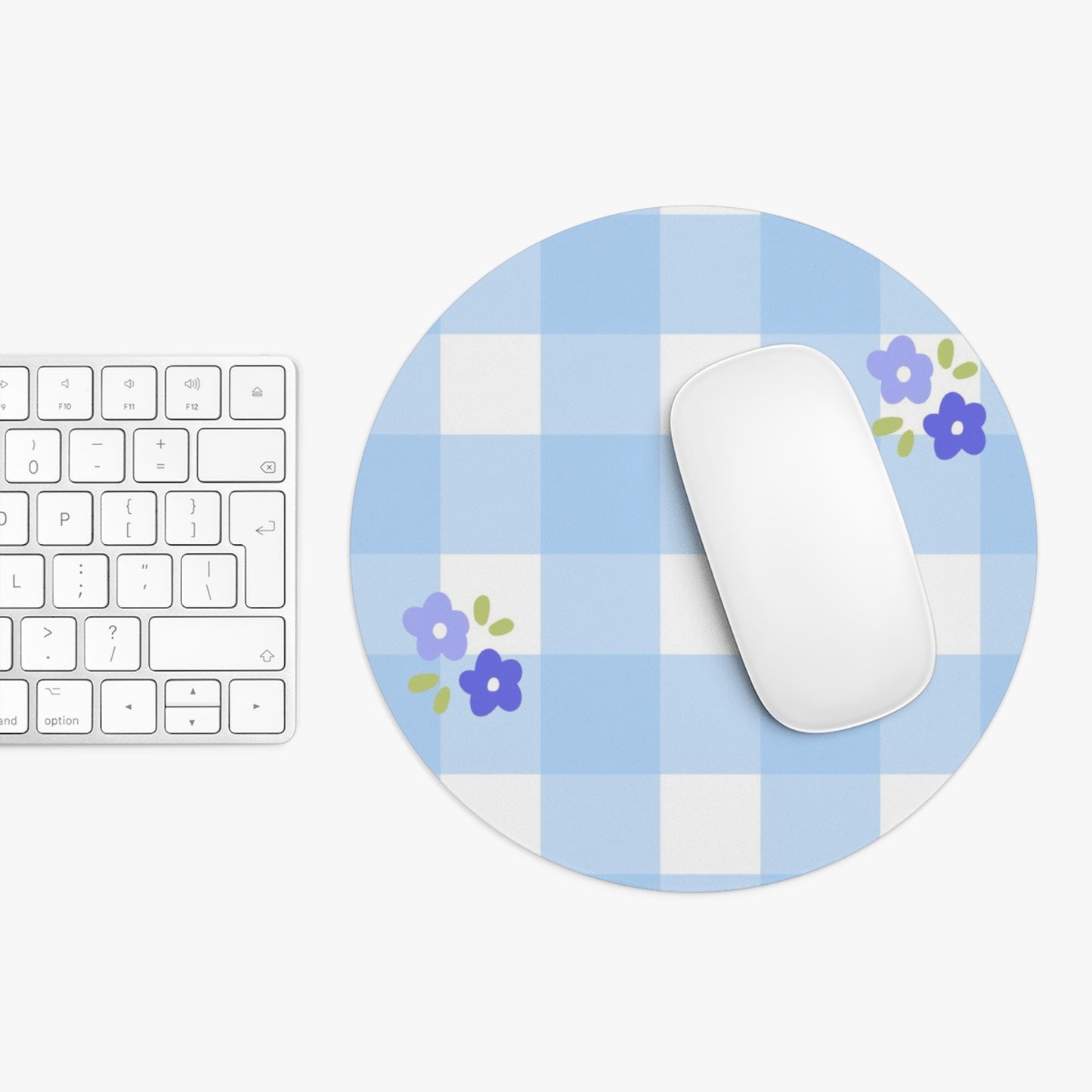 Blue flower Mouse Pad