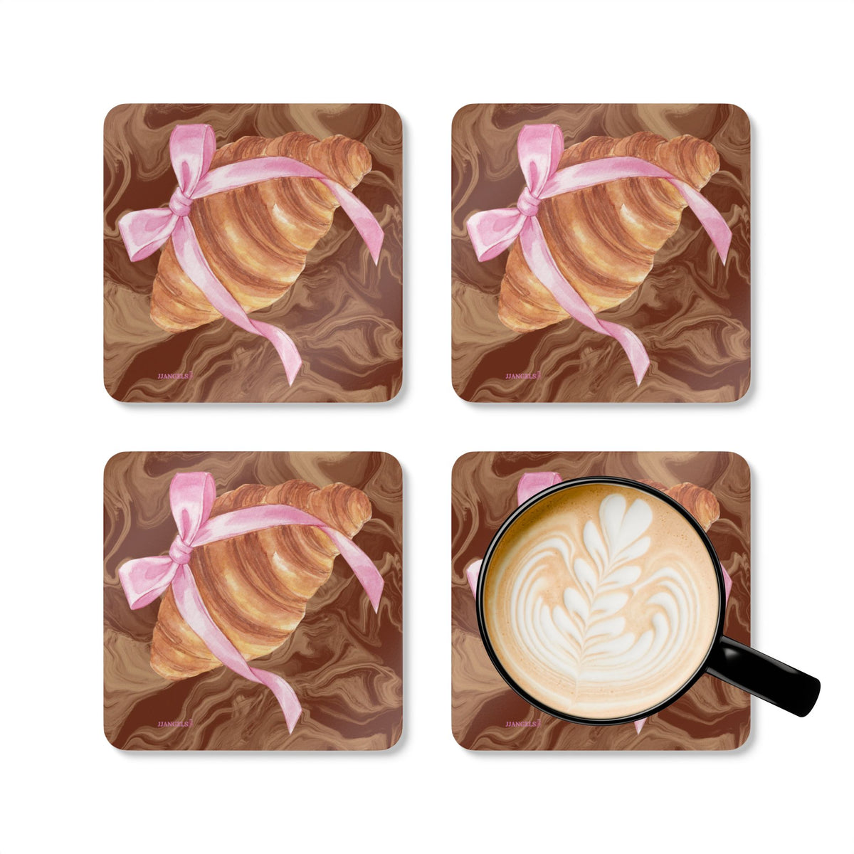 Croissant Coasters (2)