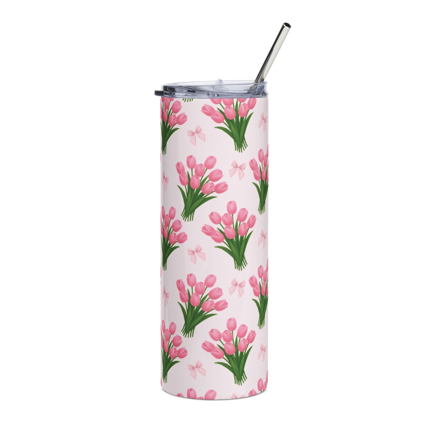Tulips + free straw topper