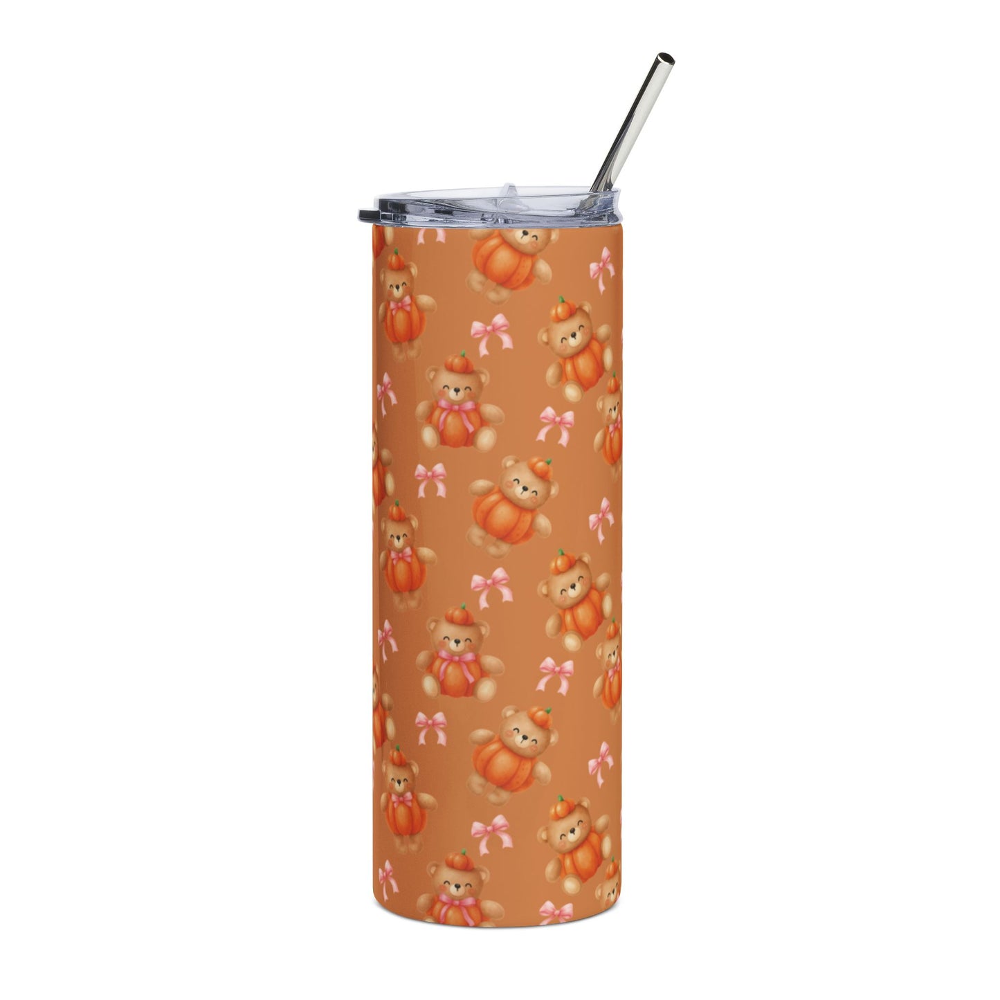 Pumpkin bears + free straw topper