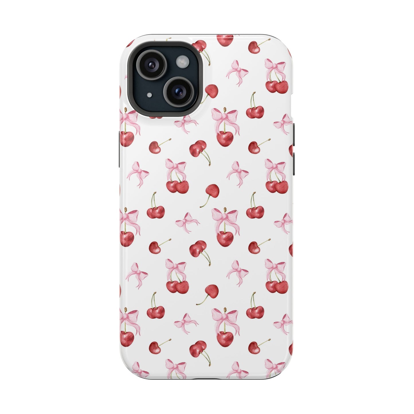 Cherry with bows Iphone Case