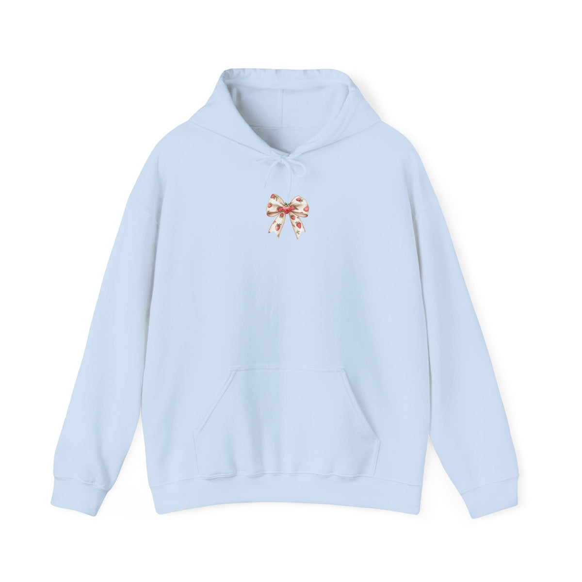 Berry bow hooded sweatshirt