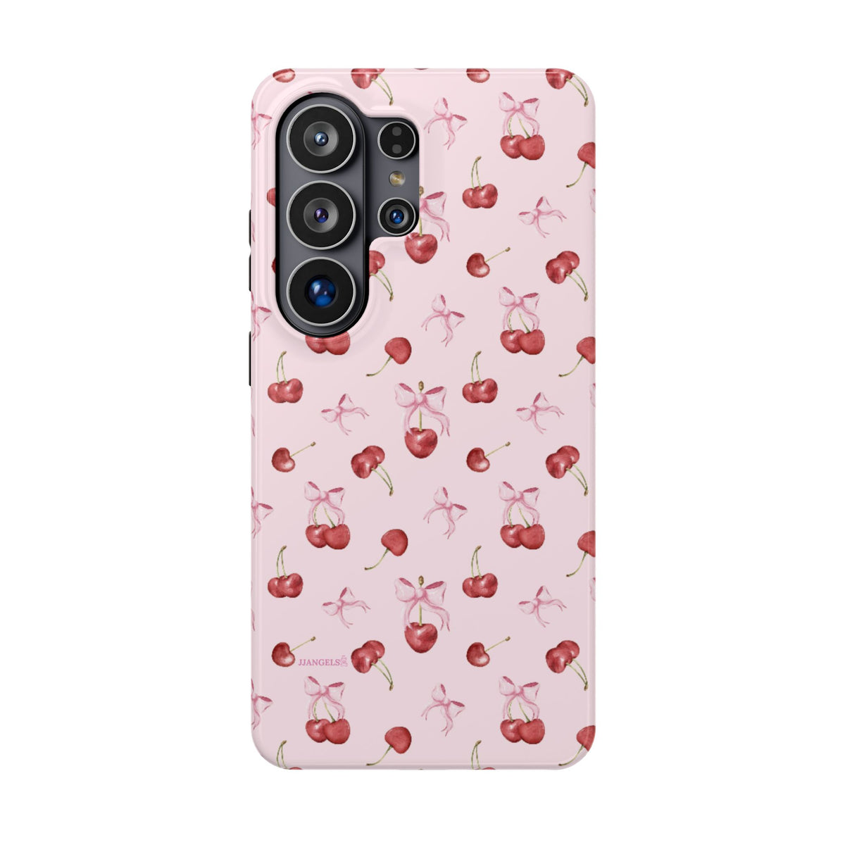 Pink Cherry with bows Samsung Case