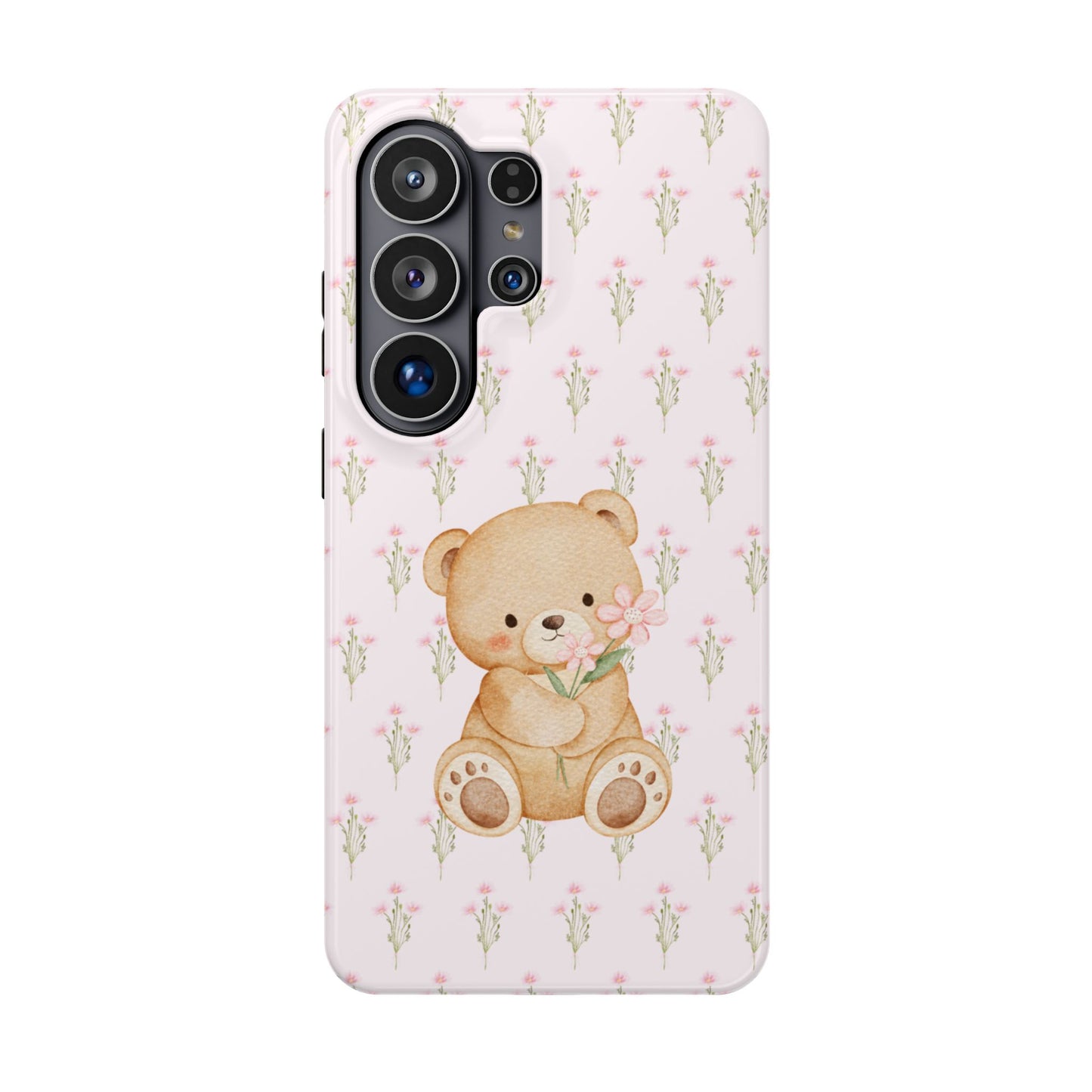 Bear and Flowers Samsung Case