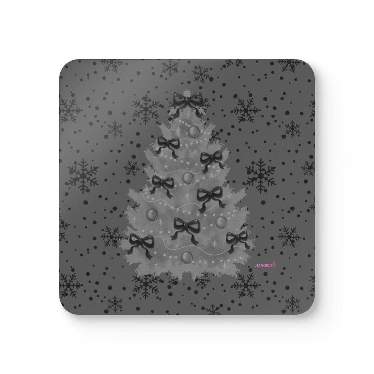 Black Christmas Coasters (2)
