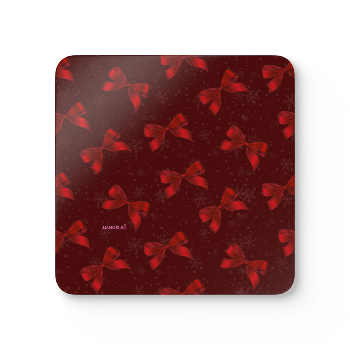 Red bow Coasters (2)