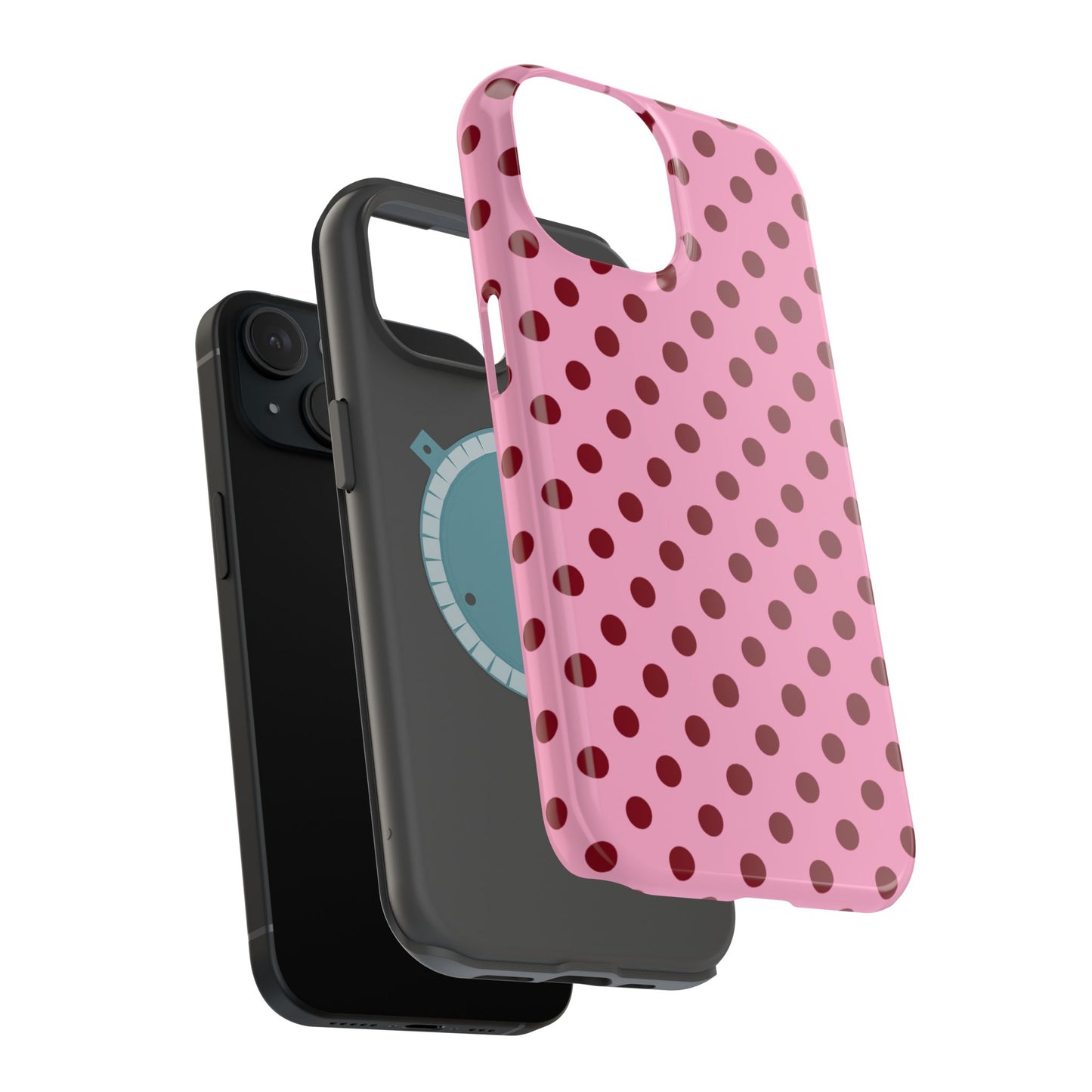 Pink Dots Iphone Case