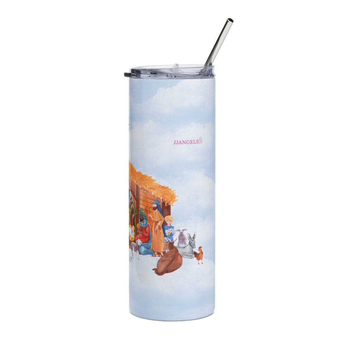 Luke 2:11 + free straw topper