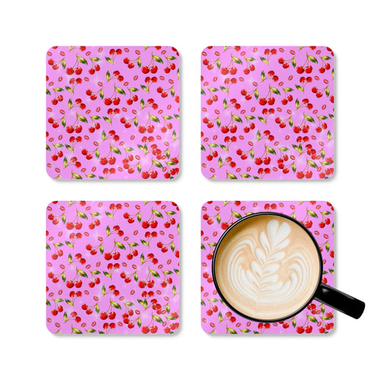 Cherry kiss Coasters (2)