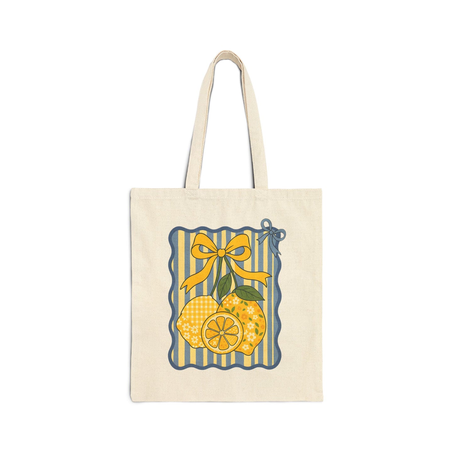 Blueberry lemonade Cotton Tote Bag