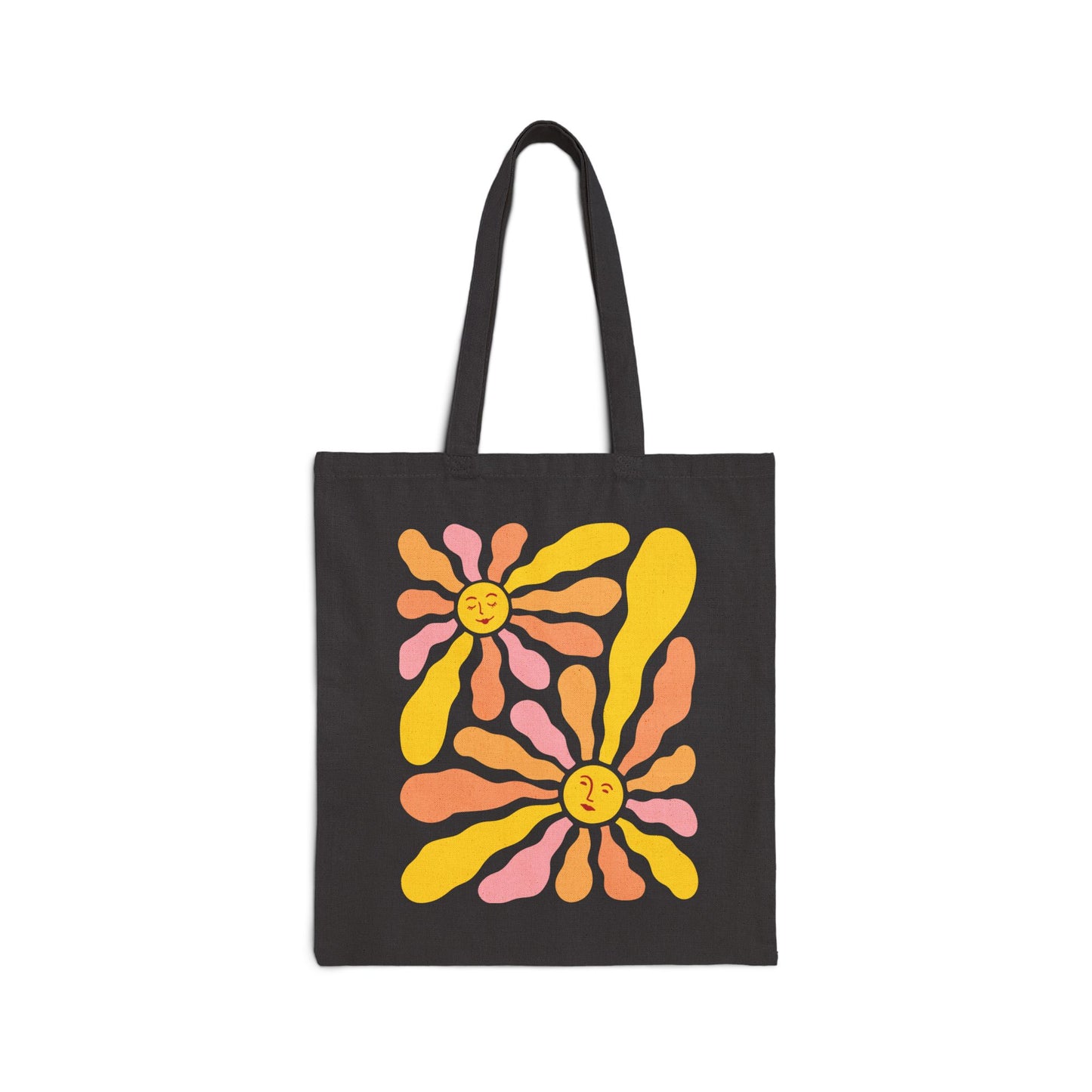 Yellow land Cotton Tote Bag