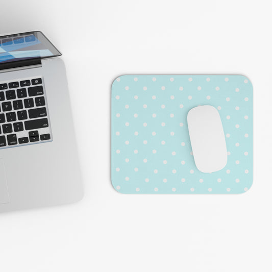 White dots Mouse Pad