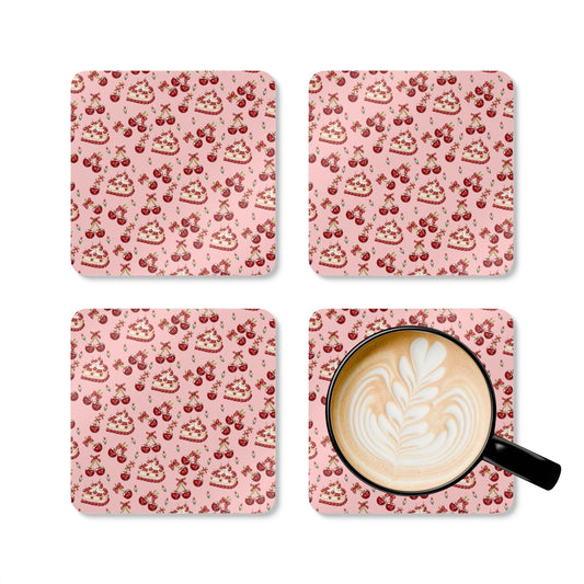 Cherry cake Coasters (2)