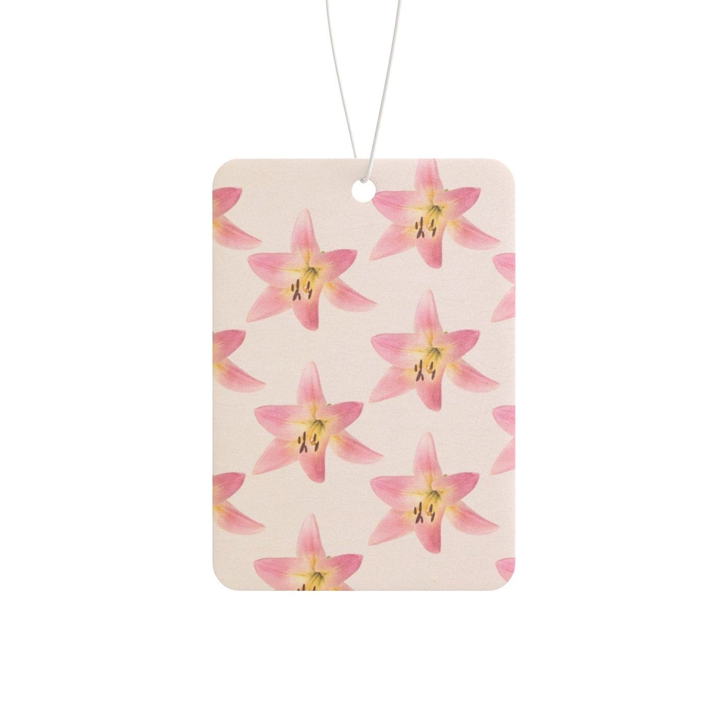 Pink lilies Car Freshi