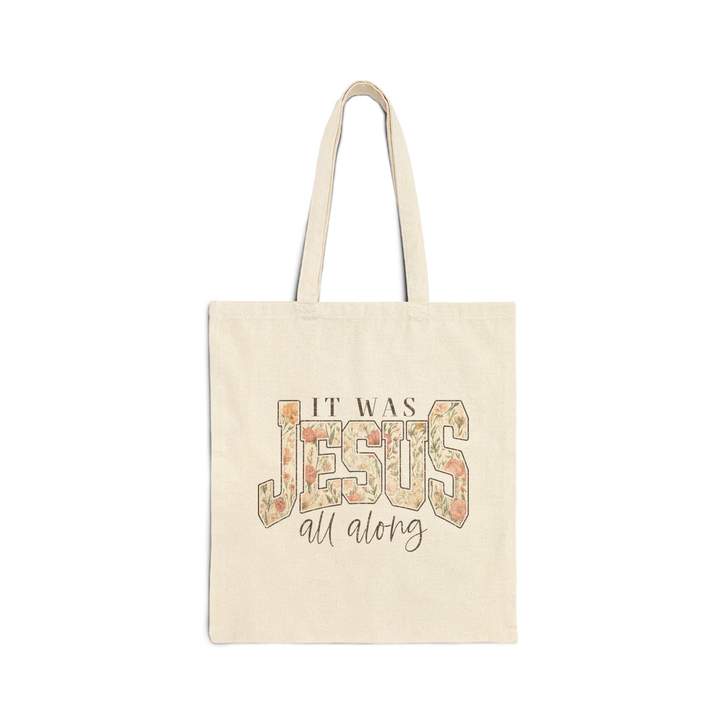 It was JESUS Cotton Tote Bag
