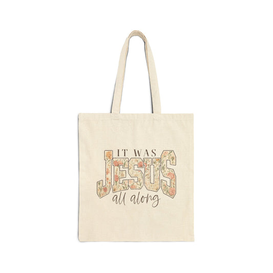 It was JESUS Cotton Tote Bag