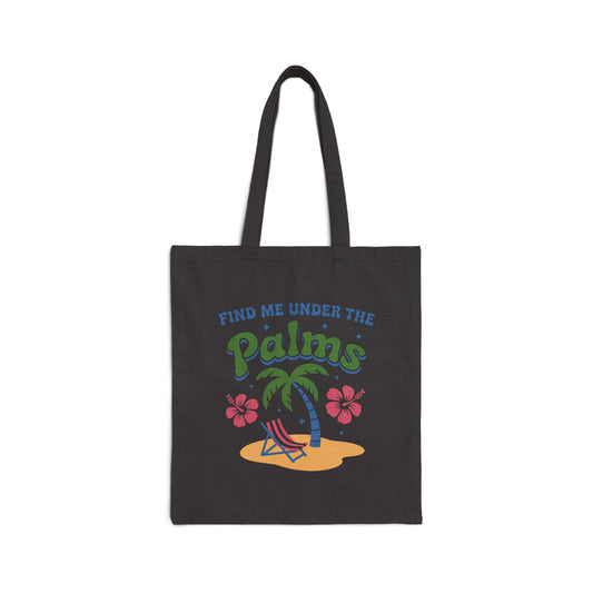 Palms Cotton Tote Bag