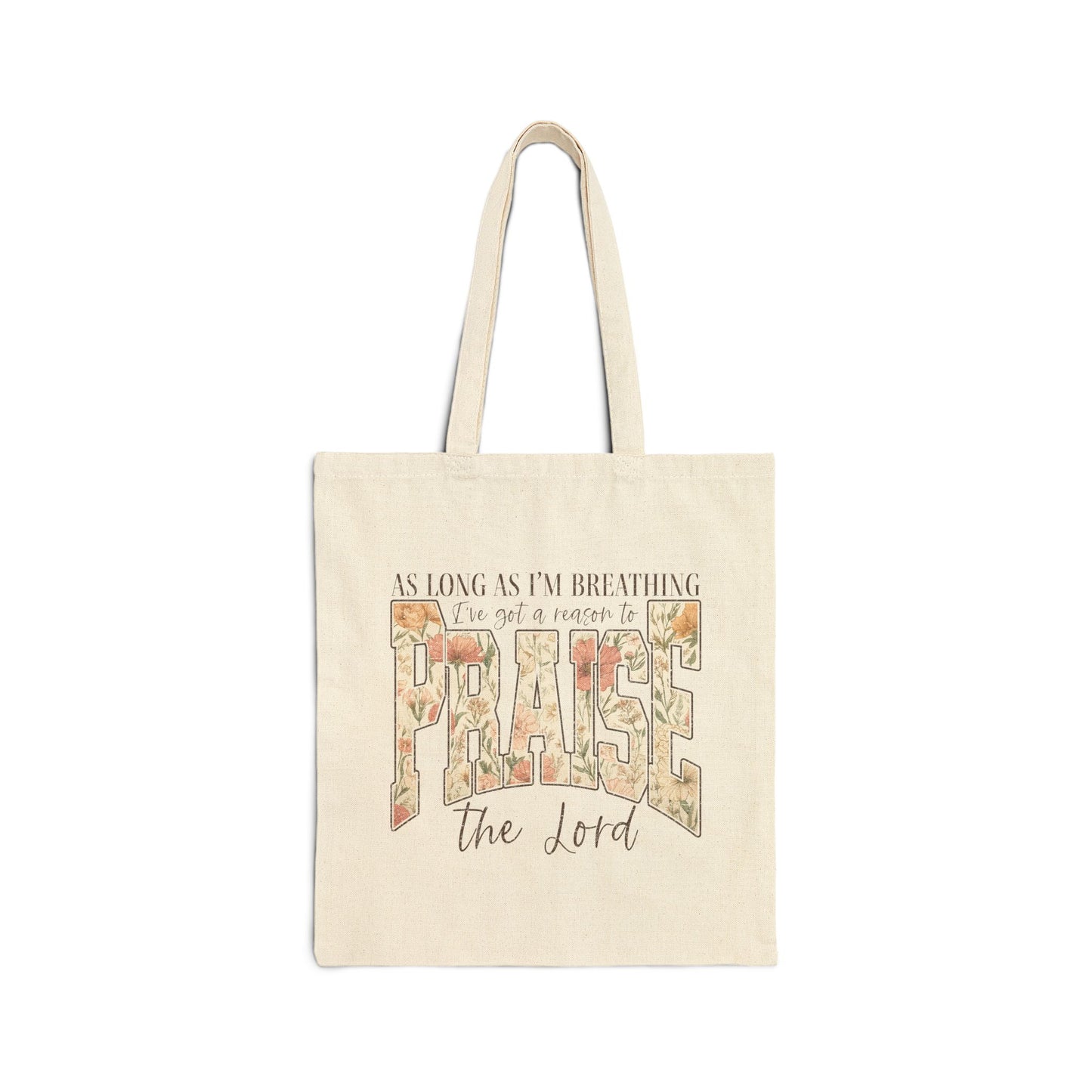 Praise Cotton Tote Bag
