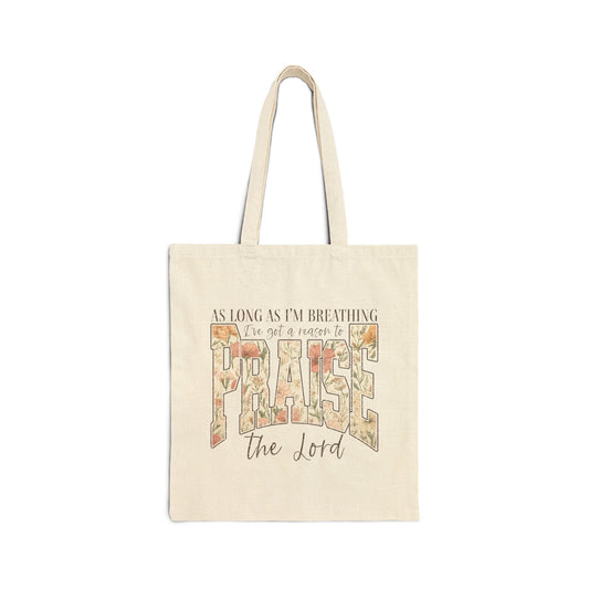 Praise Cotton Tote Bag