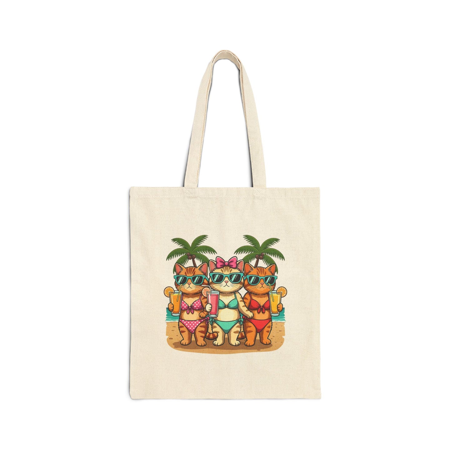 Meow Cotton Tote Bag