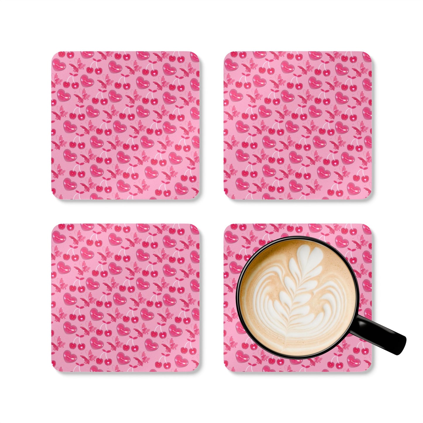 Pink and more pink Coasters (2)