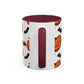 Pumpkin + Bats mug