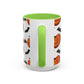 Pumpkin + Bats mug