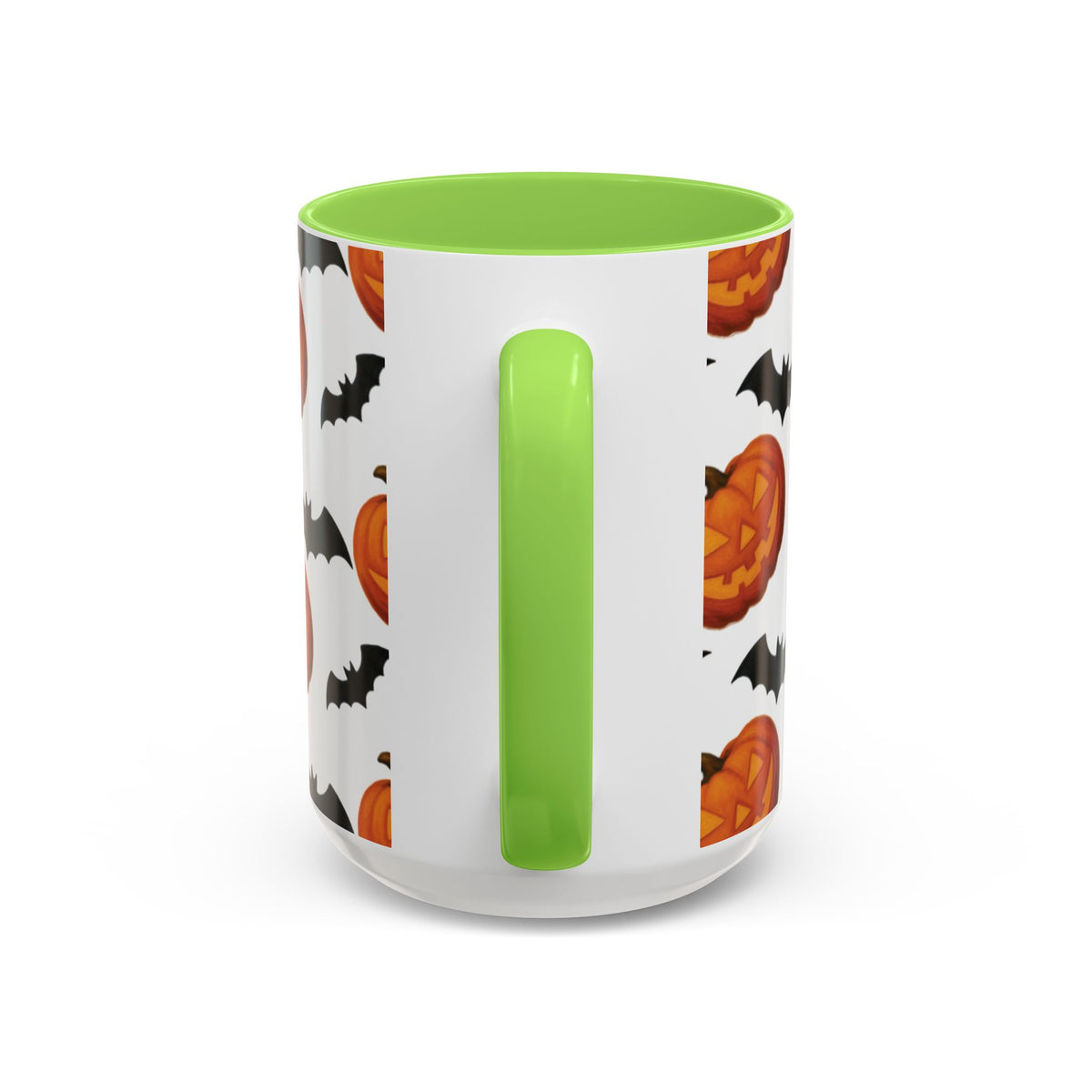 Pumpkin + Bats mug