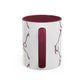 Rabbit bows mug