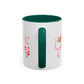 Snow and gingerbread mug