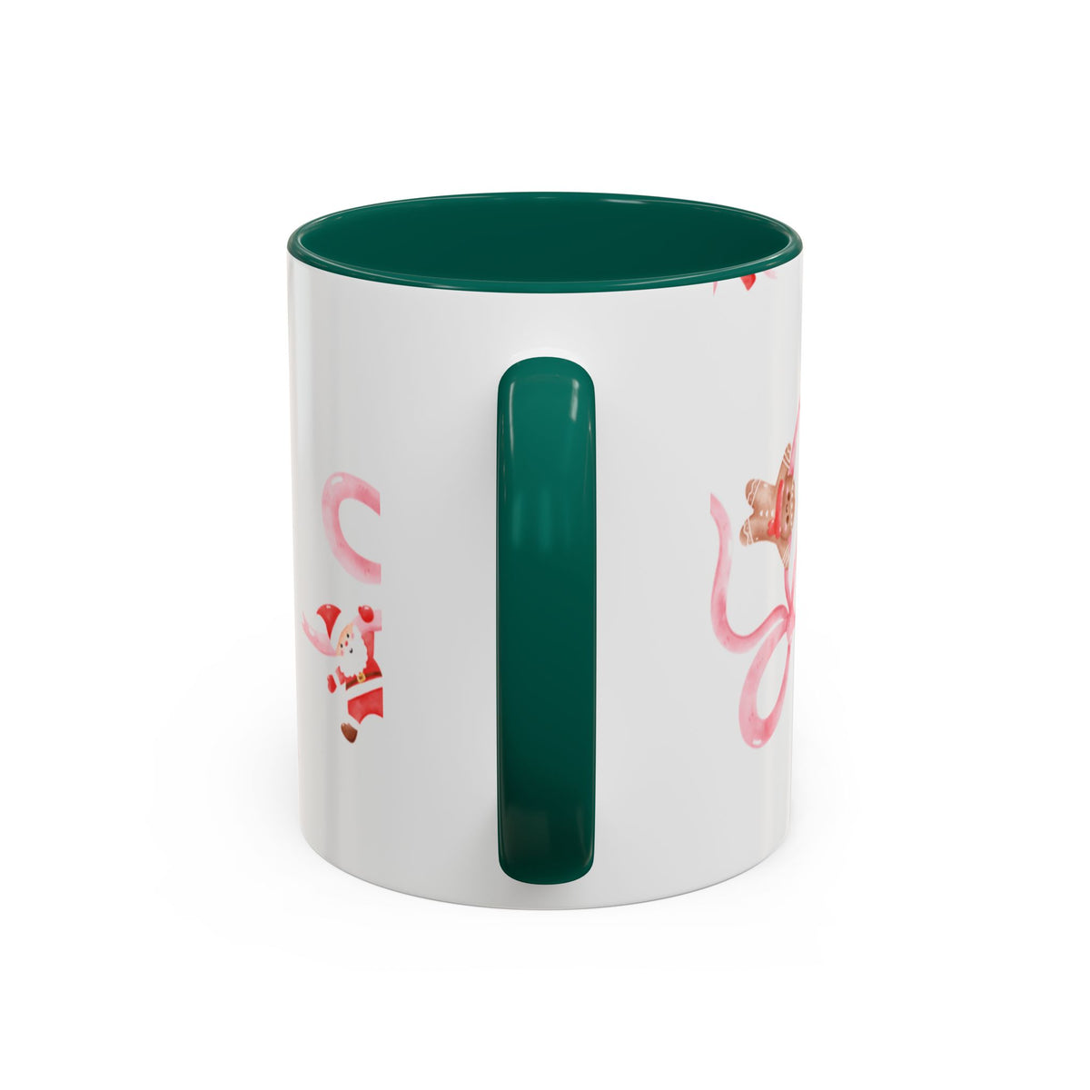 Snow and gingerbread mug