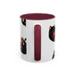 Christmas cats mug