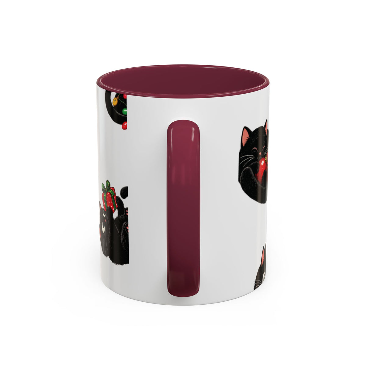 Christmas cats mug