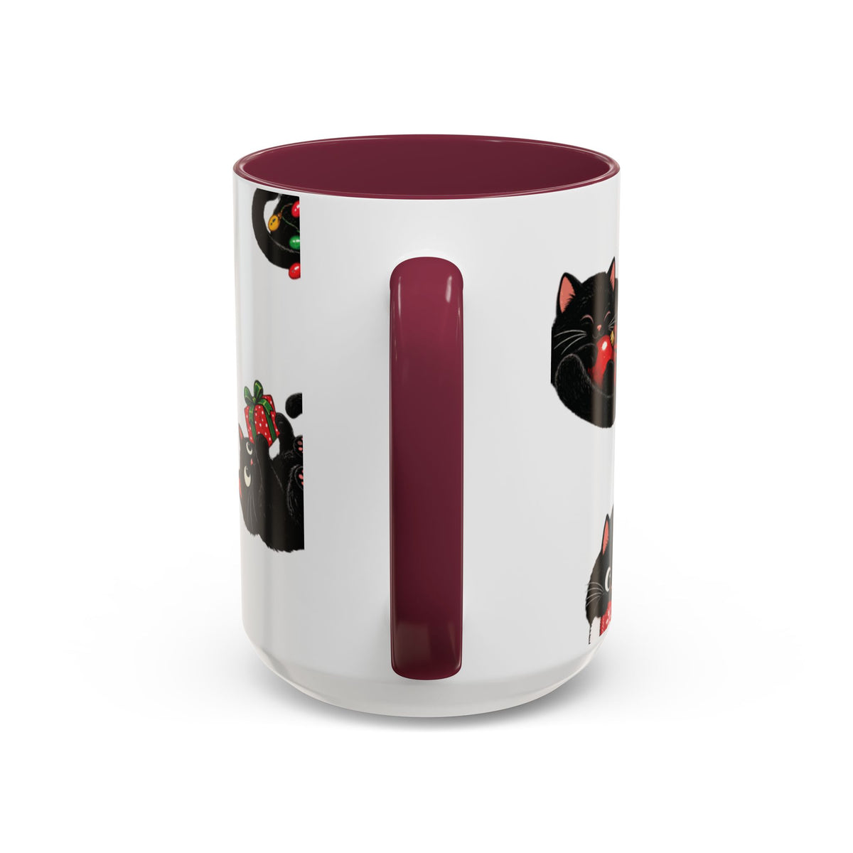 Christmas cats mug