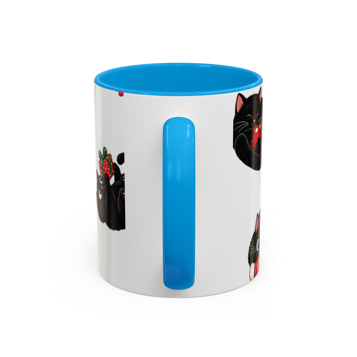 Christmas cats mug