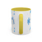 Blue gifts mug