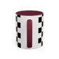Checker mug