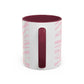 Pink Print mug