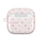 Pink flowers AirPods case