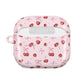 Pink cherry AirPods case