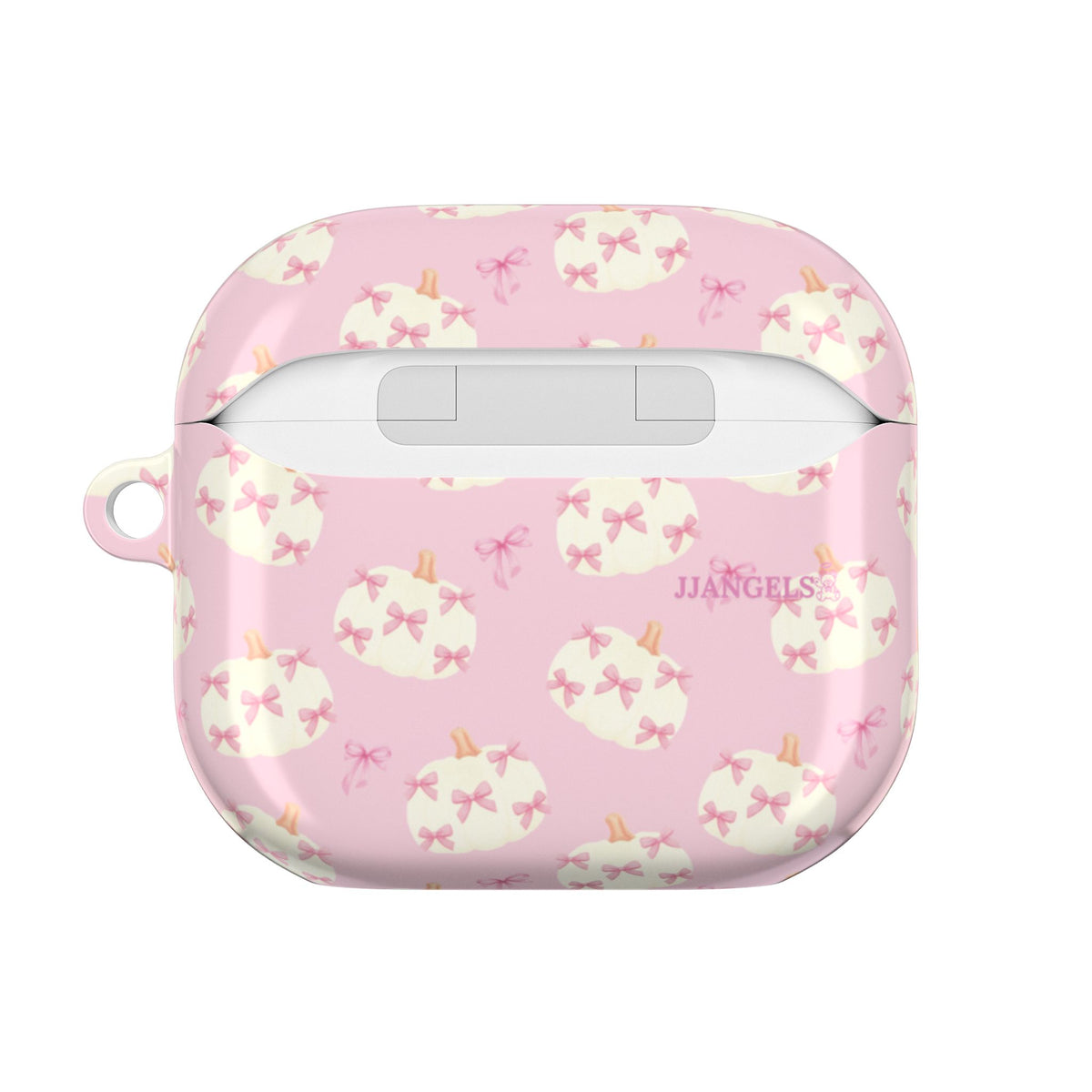 Pink pumpkin AirPods case