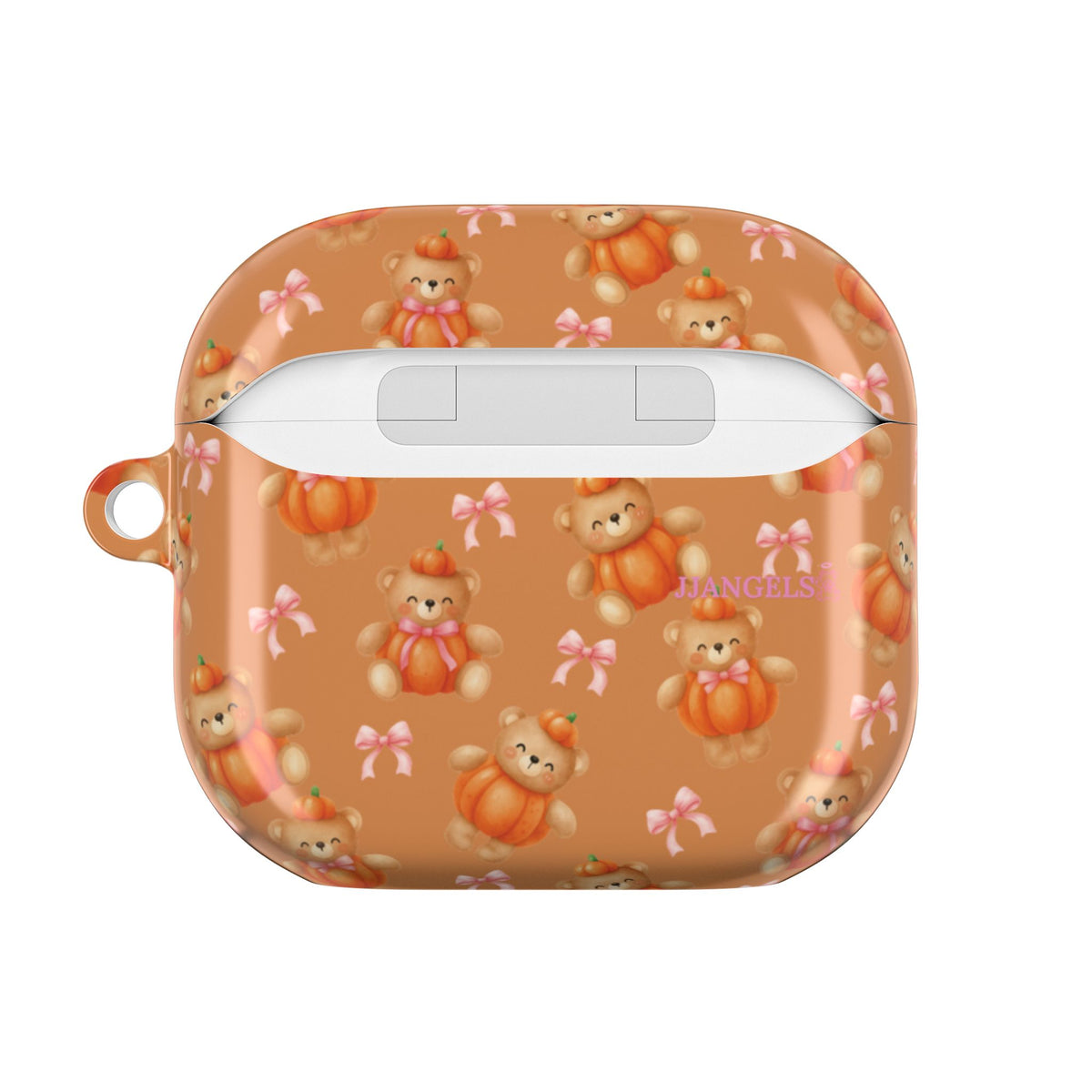 Pumpkin bears AirPods case