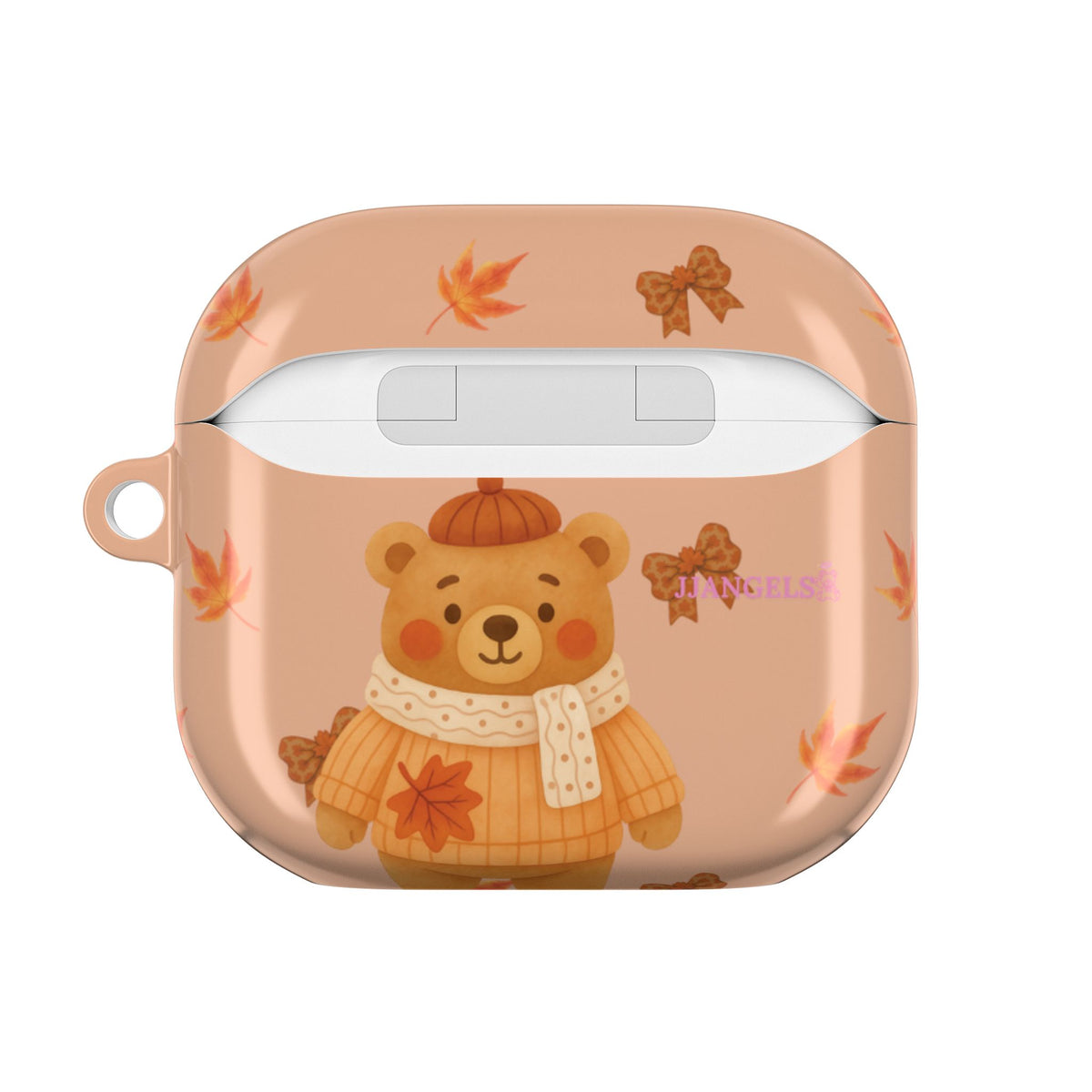 Cozy bear AirPods case
