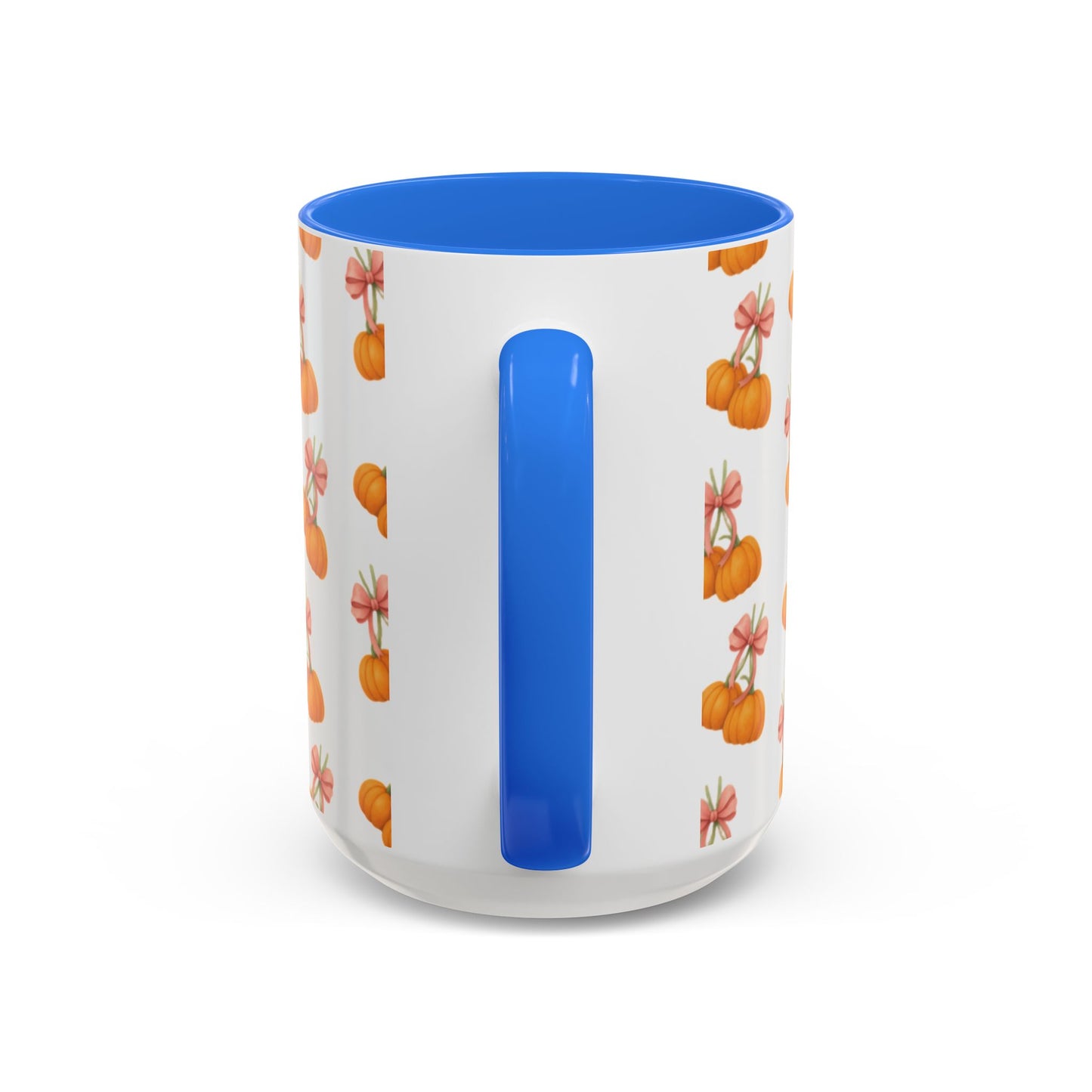 Bow pumpkin mug