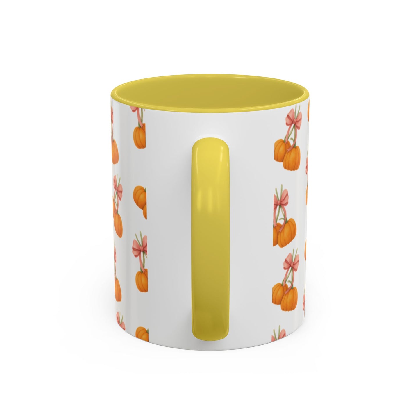 Bow pumpkin mug